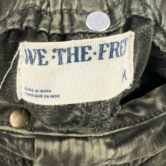 Free People Can’t Compare Slouch Pants Olive Cargo Pants - Picture 9 of 14